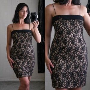 Strappy Gold Foil Dress